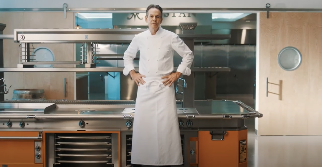 thomas keller in a hestan kitchen